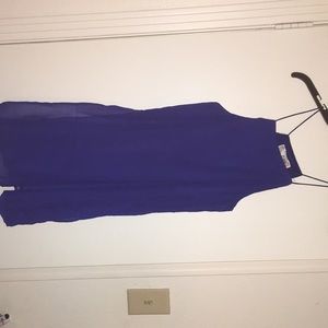 Cobalt blue sheer sundress